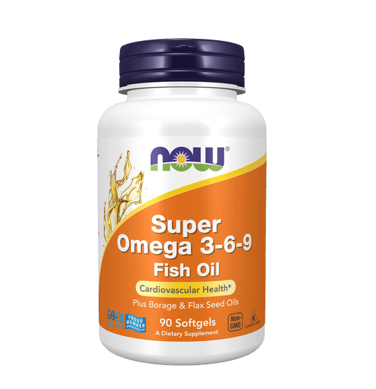 Now Super Omega 3 - 6 - 9 (90 Caps) - Mann Nutrition