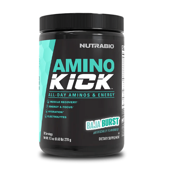 Nutrabio Amino Kick - All Day Aminos & Energy - Mann Nutrition