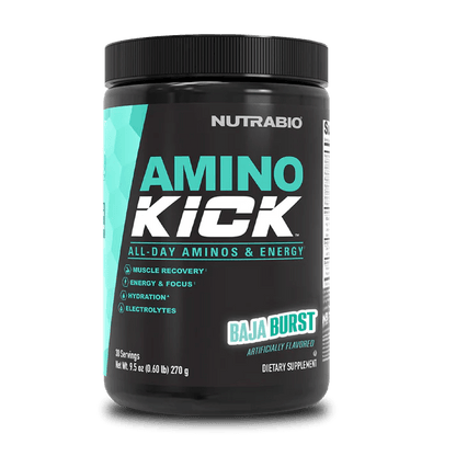 Nutrabio Amino Kick - All Day Aminos & Energy - Mann Nutrition