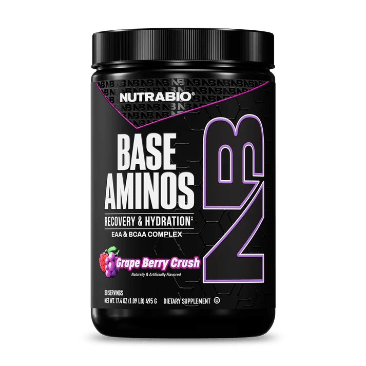 NutraBio Base Aminos – EAA, BCAAs & Hydration Support - Mann Nutrition