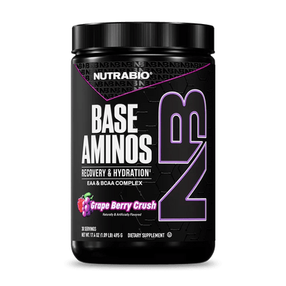 NutraBio Base Aminos – EAA, BCAAs & Hydration Support - Mann Nutrition