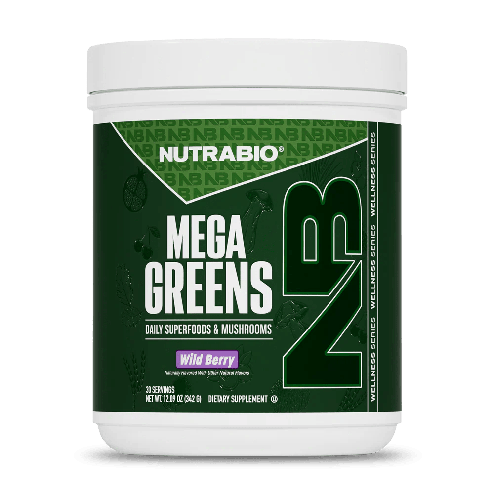Nutrabio Mega Greens Daily Superfood & Mushrooms  - Mann Nutrition