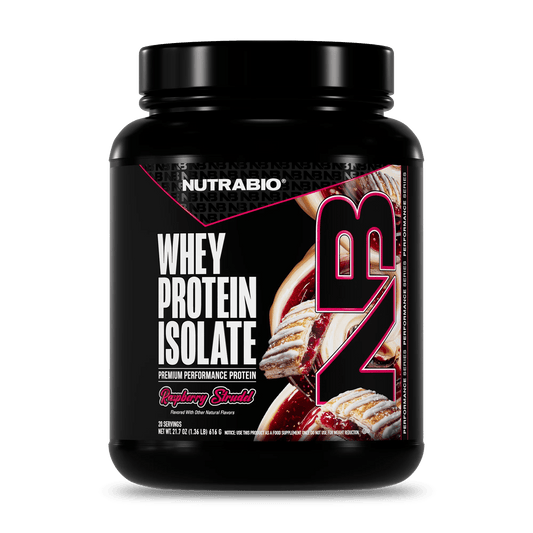 Nutrabio Whey Protein Isolate Powder 20 Servings - Mann Nutrition