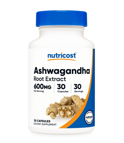 Nutricost Ashwagandha Root - 30 Capsules  - Mann Nutrition