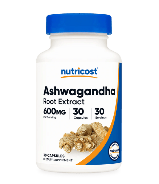 Nutricost Ashwagandha Root - 30 Capsules  - Mann Nutrition