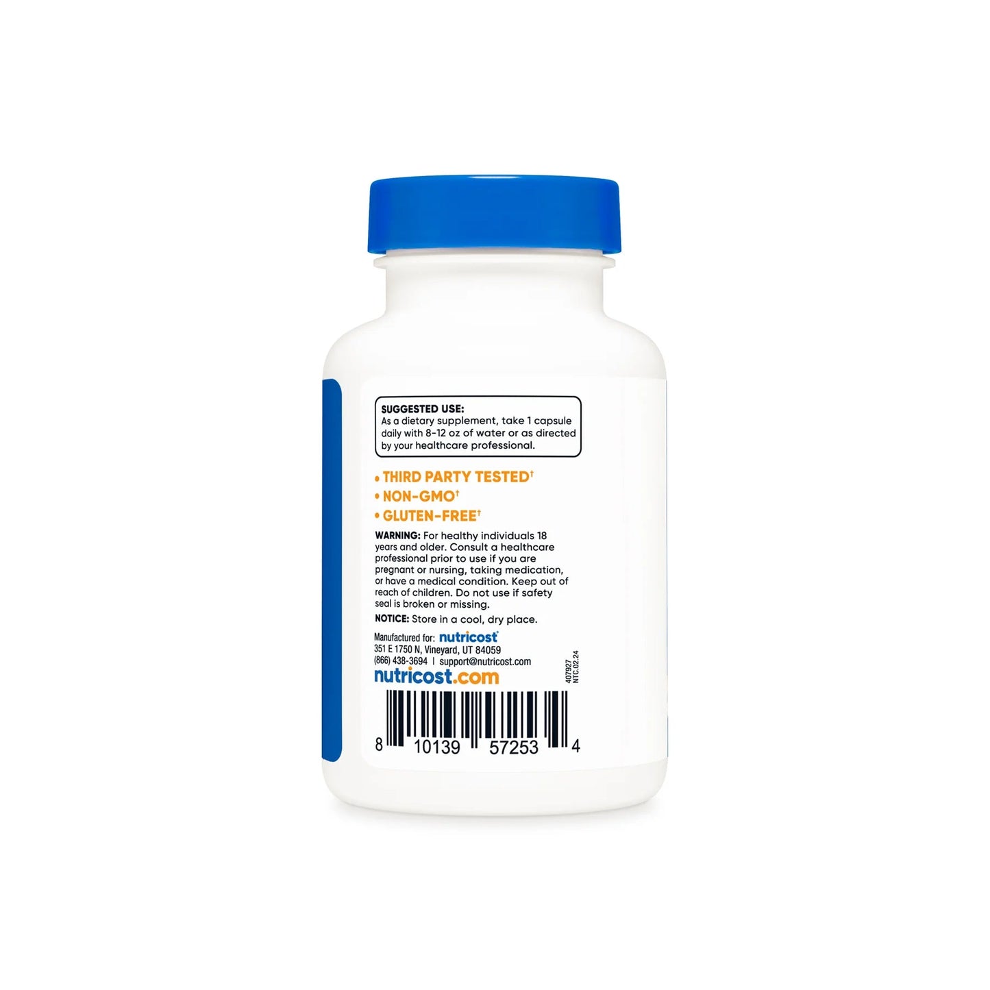 Nutricost Biotin 10000Mcg - 30 Capsules  - Mann Nutrition