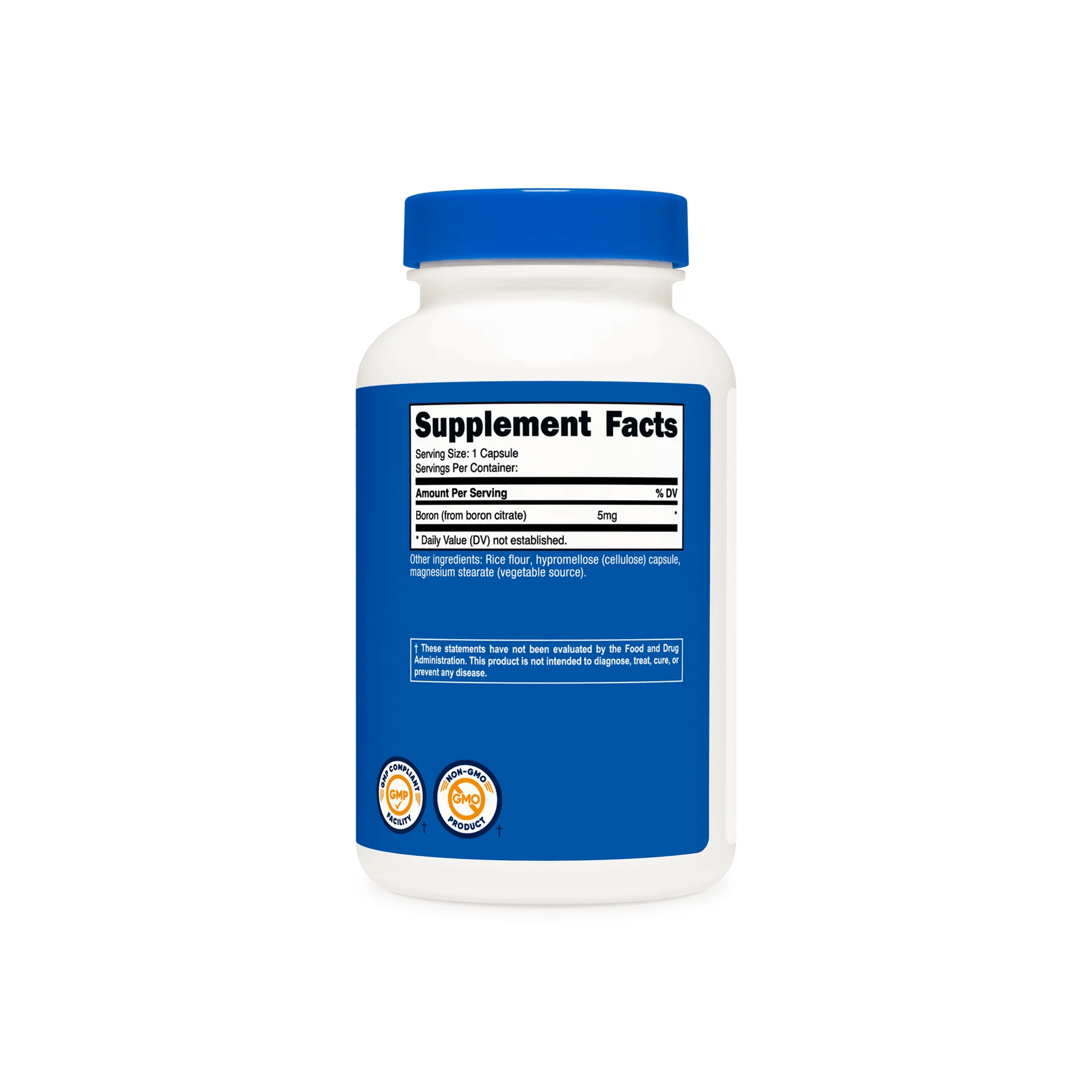 Nutricost Boron 5mg - 30 Capsules  - Mann Nutrition