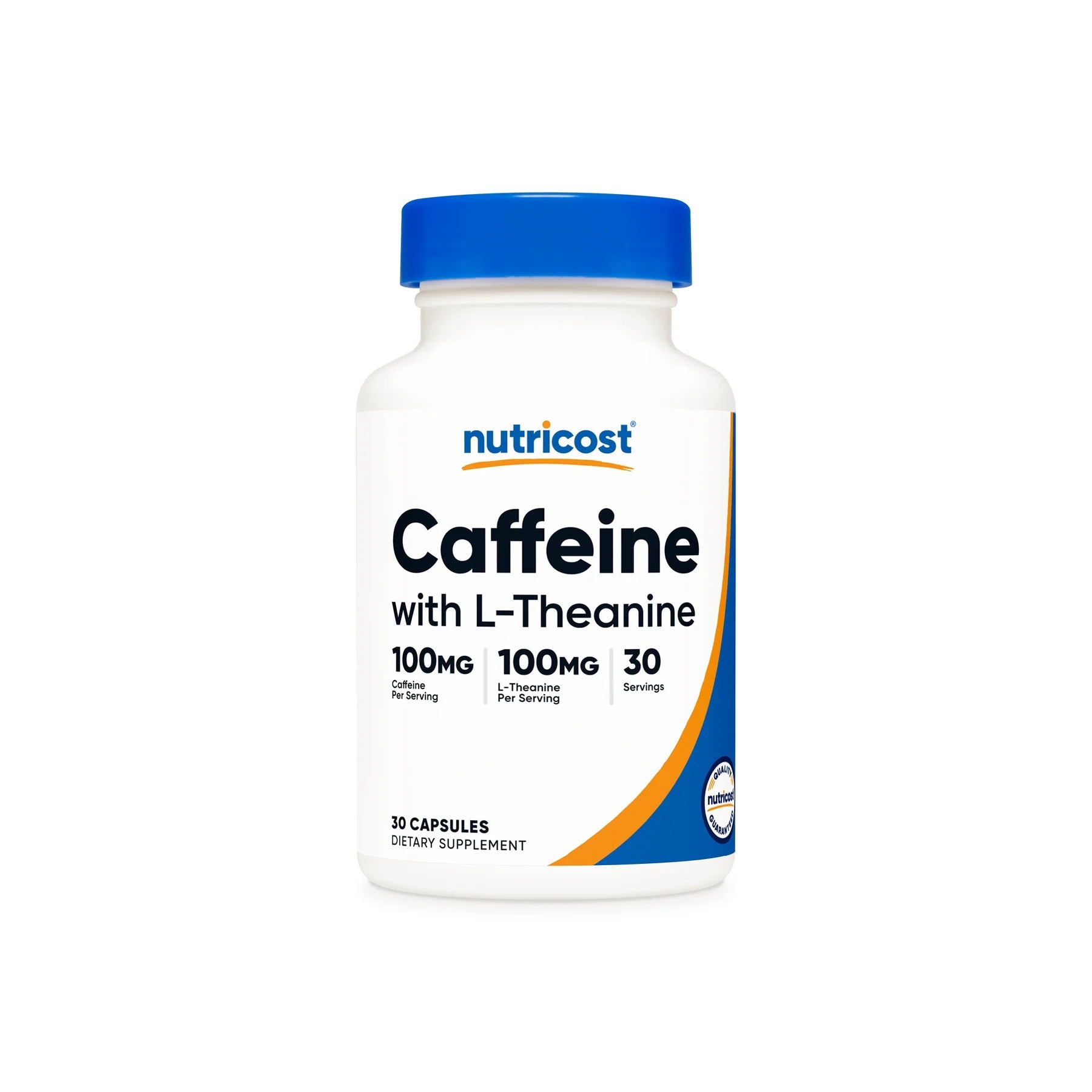 Nutricost Caffeine + L - Theanine - 30 Capsules  - Mann Nutrition