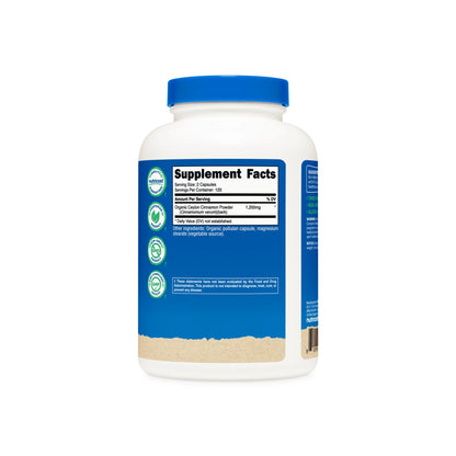 Nutricost Ceylon Cinnamon Organic 240 Capsules  - Mann Nutrition
