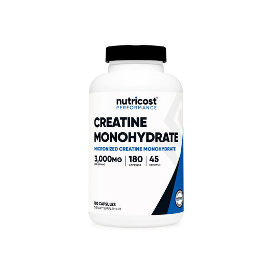 Nutricost Creatine Monohydrate 180 Caps  - Mann Nutrition