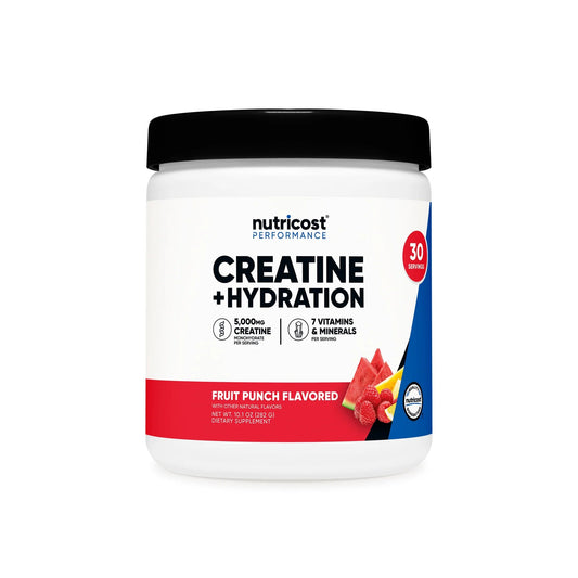 Nutricost Creatine Monohydrate + Hydration 30 Servings  - Mann Nutrition