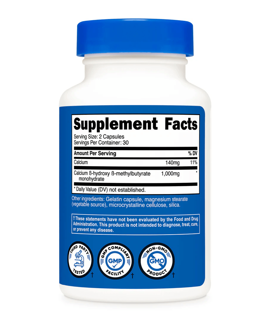 Nutricost HMB 60 Capsules  - Mann Nutrition