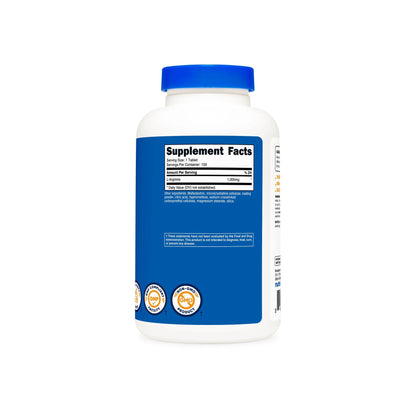 Nutricost L Arginine 1000 Mg - 150 tablets - Mann Nutrition