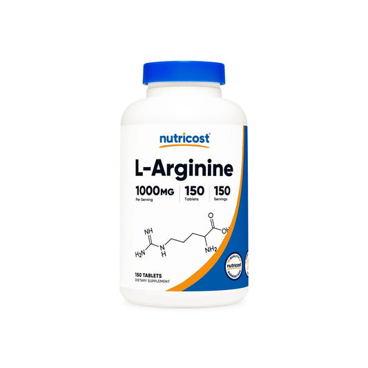 Nutricost L Arginine 1000 Mg - 150 tablets - Mann Nutrition