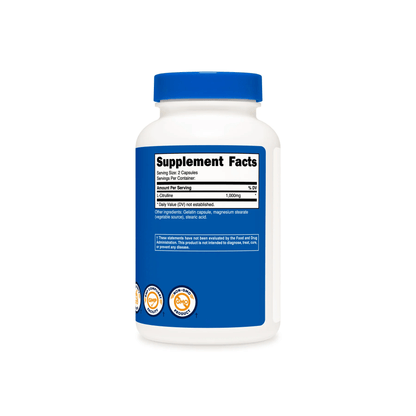 Nutricost L Citrulline 1000mg - 60 Capsules  - Mann Nutrition