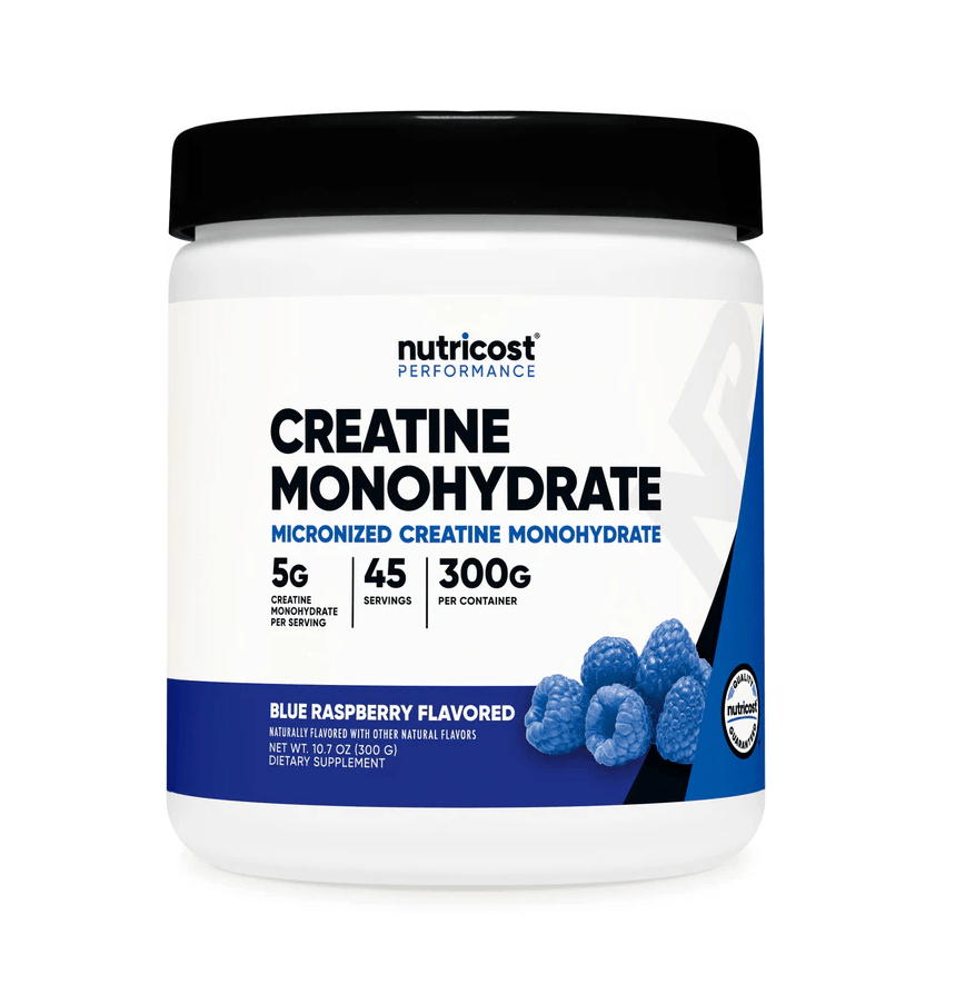 Nutricost Micronized Creatine Flavoured - 300Gms - Gluten Free - Third Party Tested - Mann Nutrition
