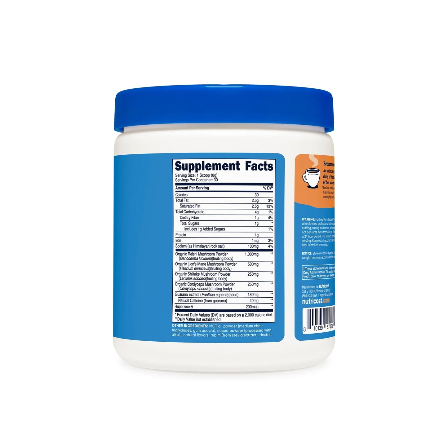 Nutricost NutriZen Focus Adaptogenic Mushroom Drink  - Mann Nutrition