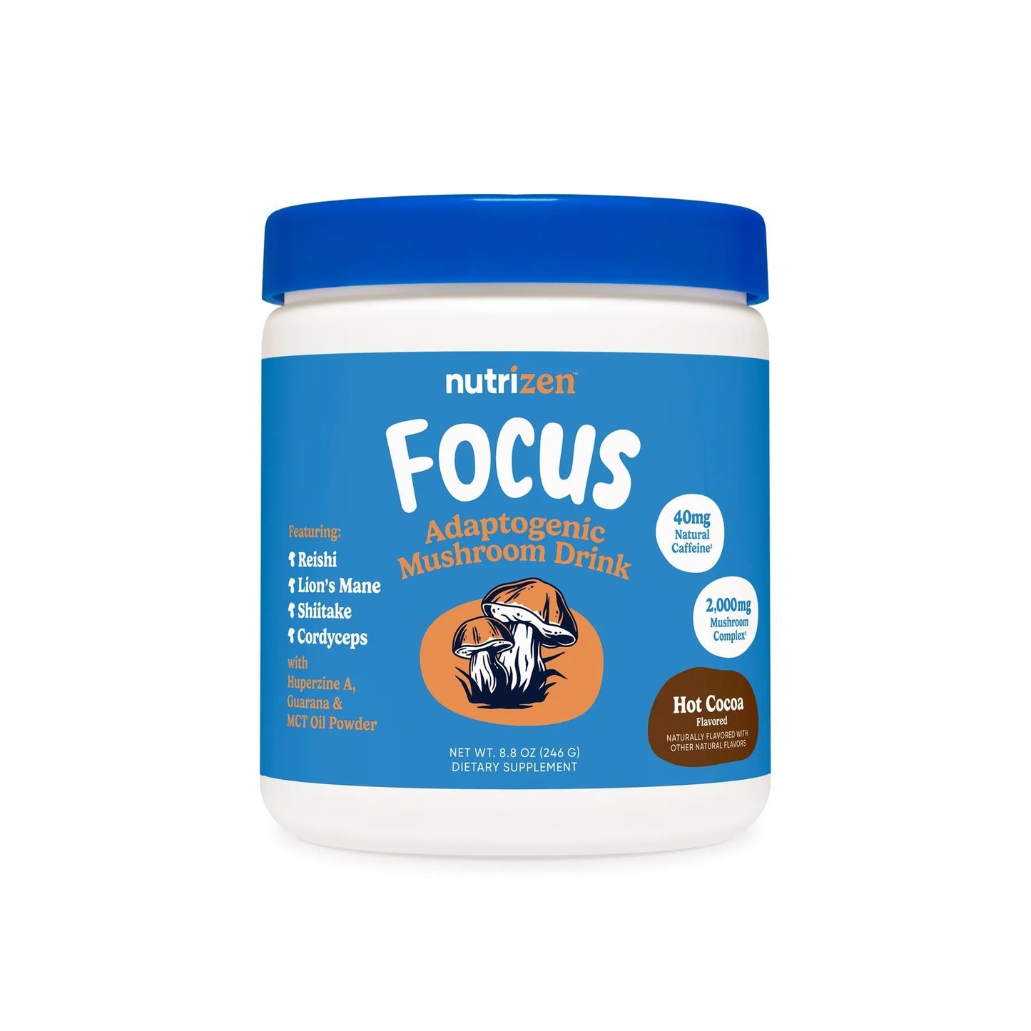 Nutricost NutriZen Focus Adaptogenic Mushroom Drink  - Mann Nutrition