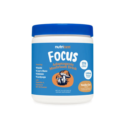 Nutricost NutriZen Focus Adaptogenic Mushroom Drink  - Mann Nutrition