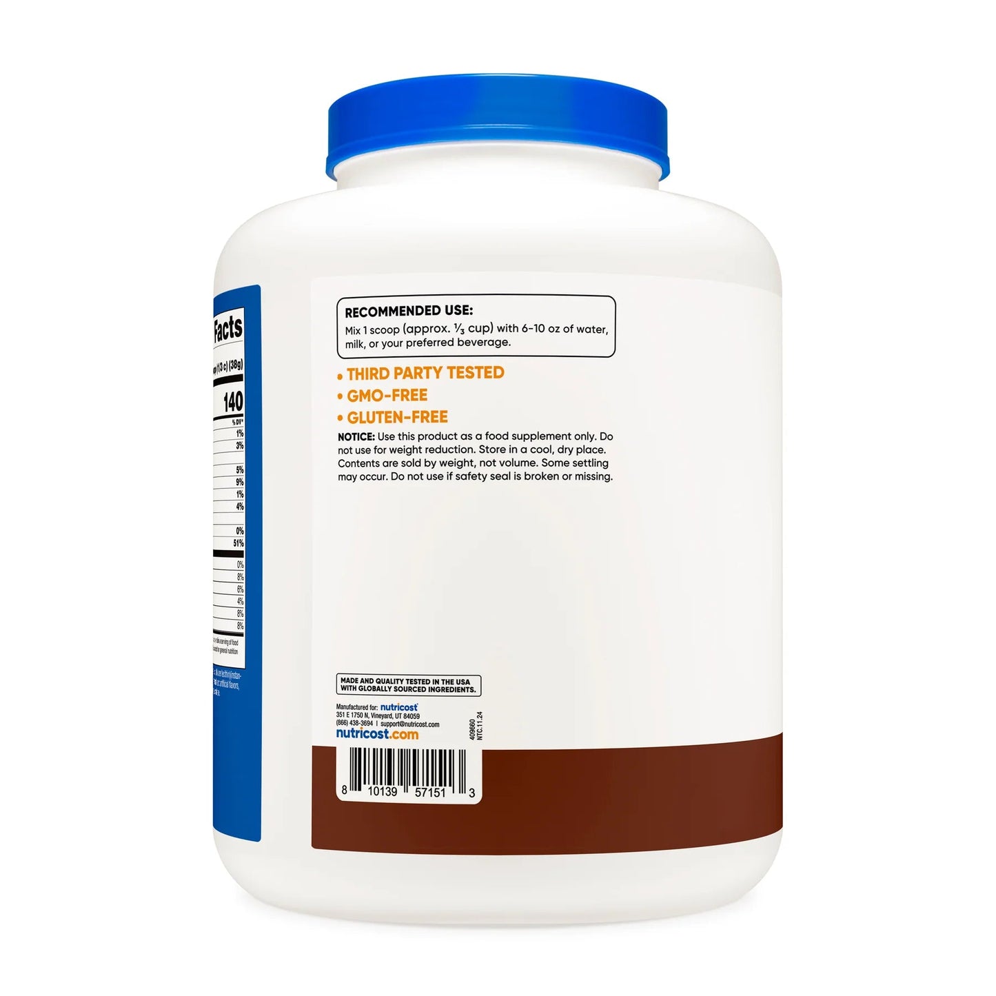 Nutricost Whey Protein Isolate 5 Lbs  - Mann Nutrition