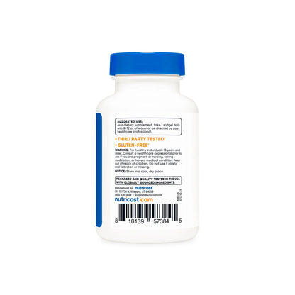 Nutricost Zeaxanthin (with Lutein) - 60 Softgels  - Mann Nutrition