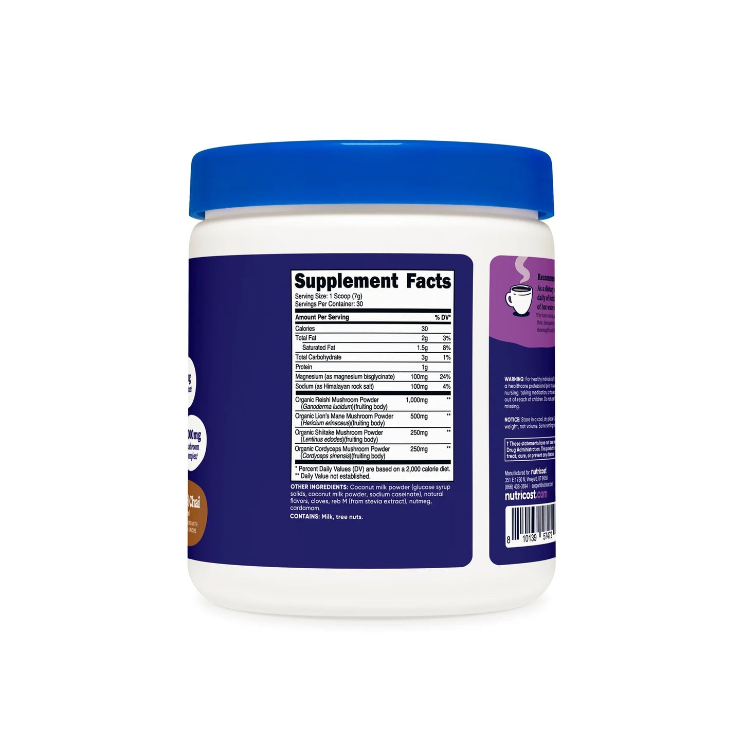 Nutrizen Unwind | Adaptogenic Mushroom Relaxation Drink with Magnesium  - Mann Nutrition
