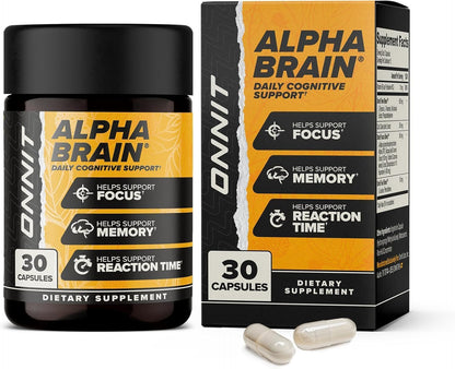 Onnit Labs Alpha Brain Memory & Focus Support - 30 Capsules - Mann Nutrition