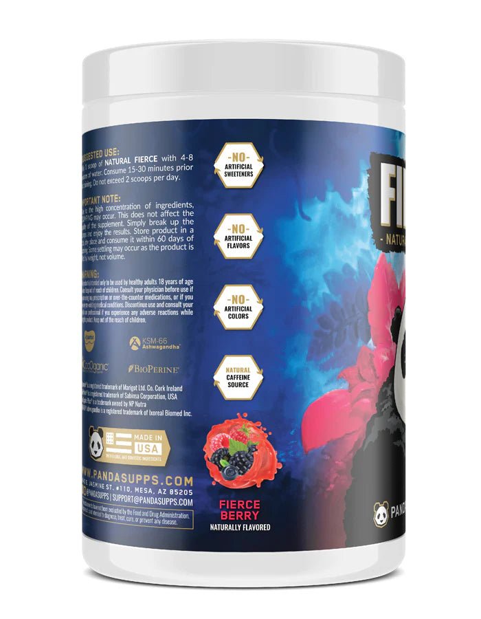 Panda FIERCE Natural Pre  - Mann Nutrition