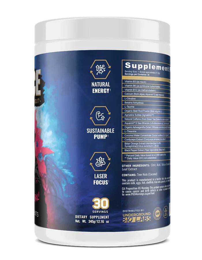 Panda FIERCE Natural Pre  - Mann Nutrition