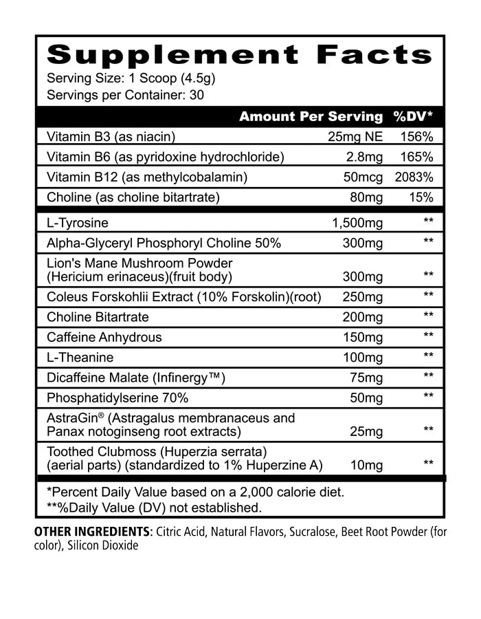 Panda Focus Super Nootropic - Mann Nutrition