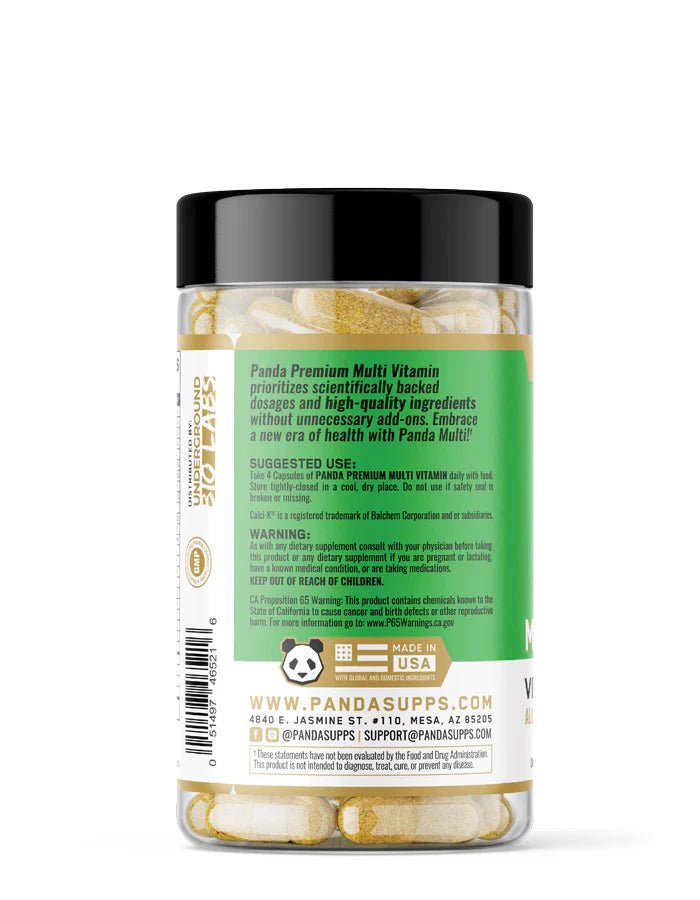 Panda Premium Multivitamins 120 Caps - Mann Nutrition