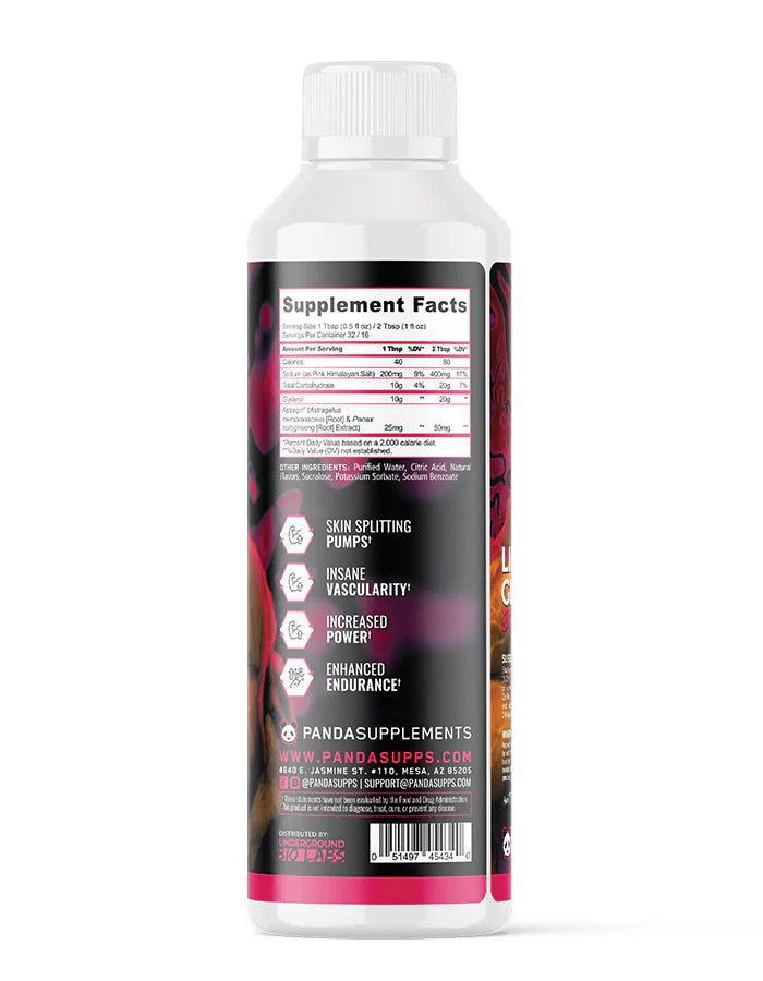 Panda PUMP - Liquid Glycerol (Stim Free)  - Mann Nutrition