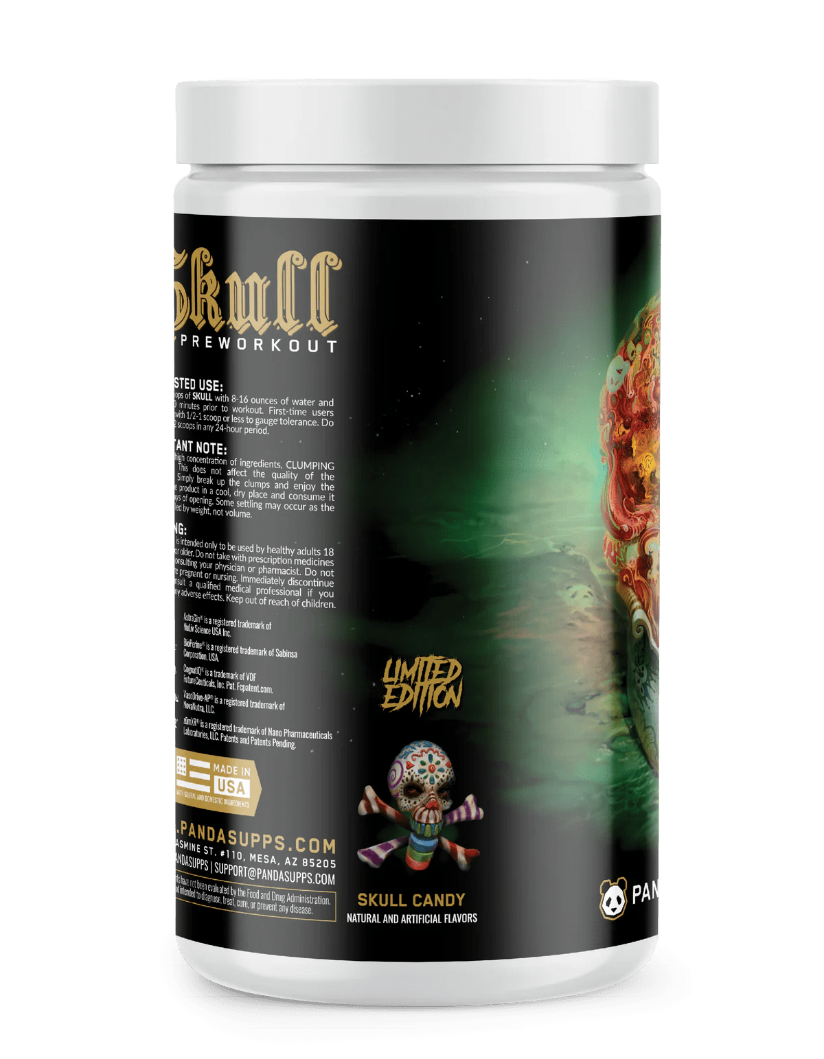 Panda Skull Pre Workout Limited Edition (Skull Candy) - Mann Nutrition