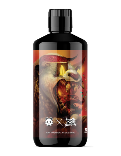 Panda Supps X Pump Sauce Collaboration Liquid Pre Workout - PANDA SAUCE  - Mann Nutrition