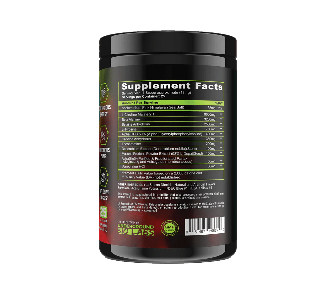 PANDAMIC EXTREME PRE - WORKOUT - Mann Nutrition