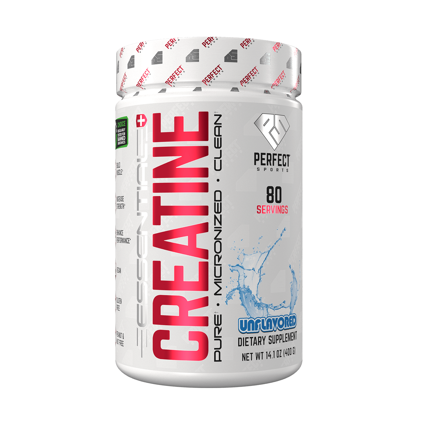 Perfect Sports Essential Creatine 80 Servings - Mann Nutrition