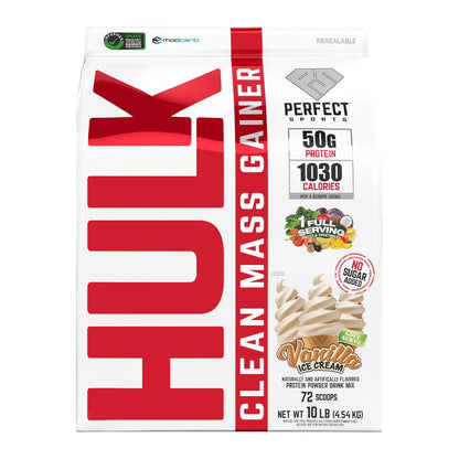 Perfect Sports HULK Clean High Protein Mass Gainer 10LBS - Mann Nutrition