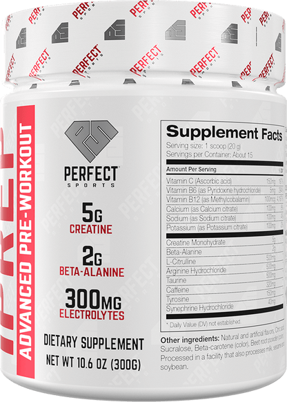 Perfect Sports IPREP Advance Pre Workout  - Mann Nutrition