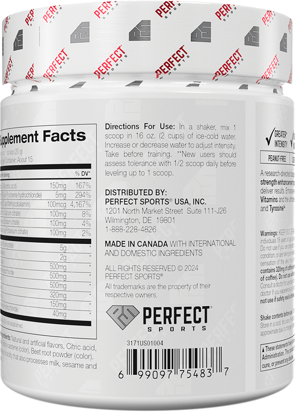 Perfect Sports IPREP Advance Pre Workout  - Mann Nutrition