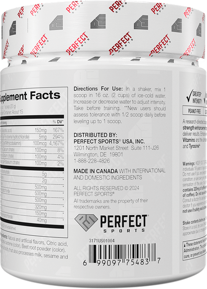 Perfect Sports IPREP Advance Pre Workout  - Mann Nutrition