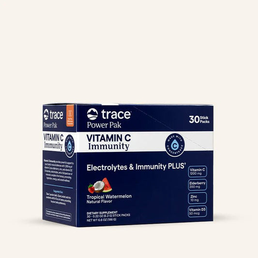 Power Pak Vitamin C Immunity 30 Stick Packs (Tropical Watermelon)  - Mann Nutrition