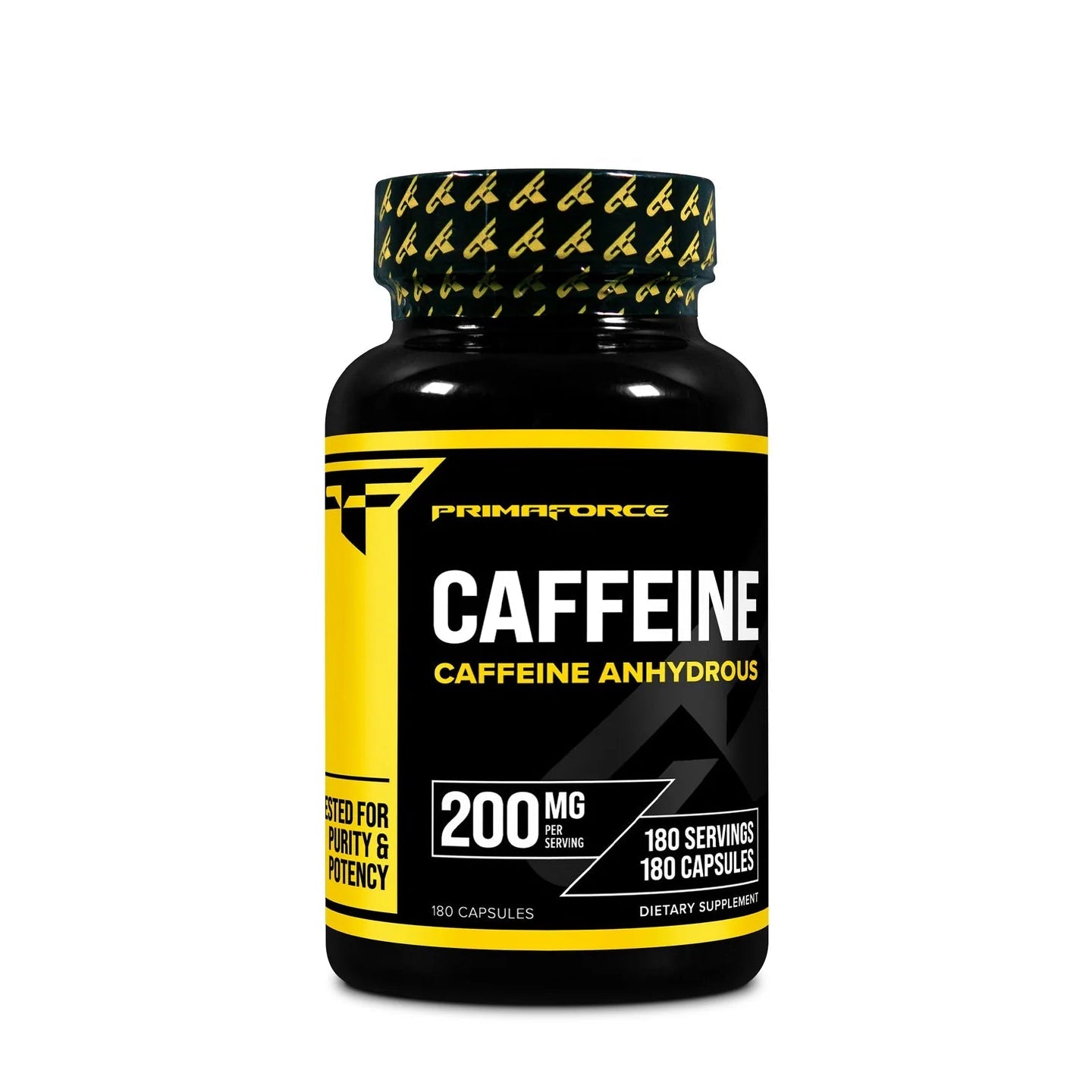 PrimaForce Caffeine 200mg - 180 Capsules  - Mann Nutrition