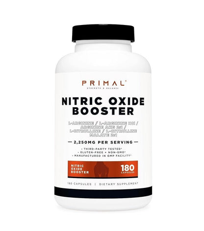 Primal Nitric Oxide Booster - 180 Caps - Mann Nutrition