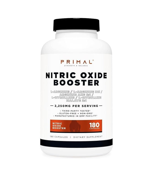 Primal Nitric Oxide Booster - 180 Caps - Mann Nutrition