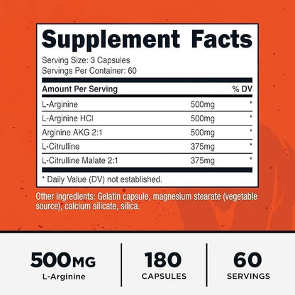 Primal Nitric Oxide Booster - 180 Caps - Mann Nutrition