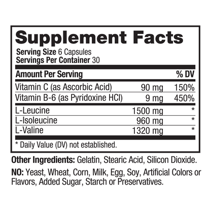 Prolab Nutrition BCAA Plus (180 Count) PL004- Mann Nutrition