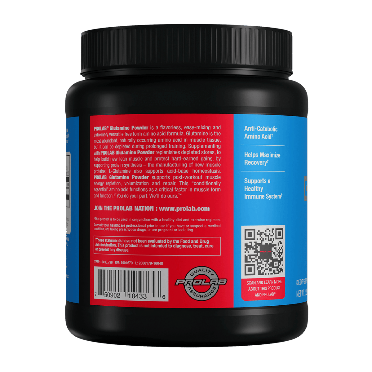 Prolab Nutrition Glutamine PL010- Mann Nutrition