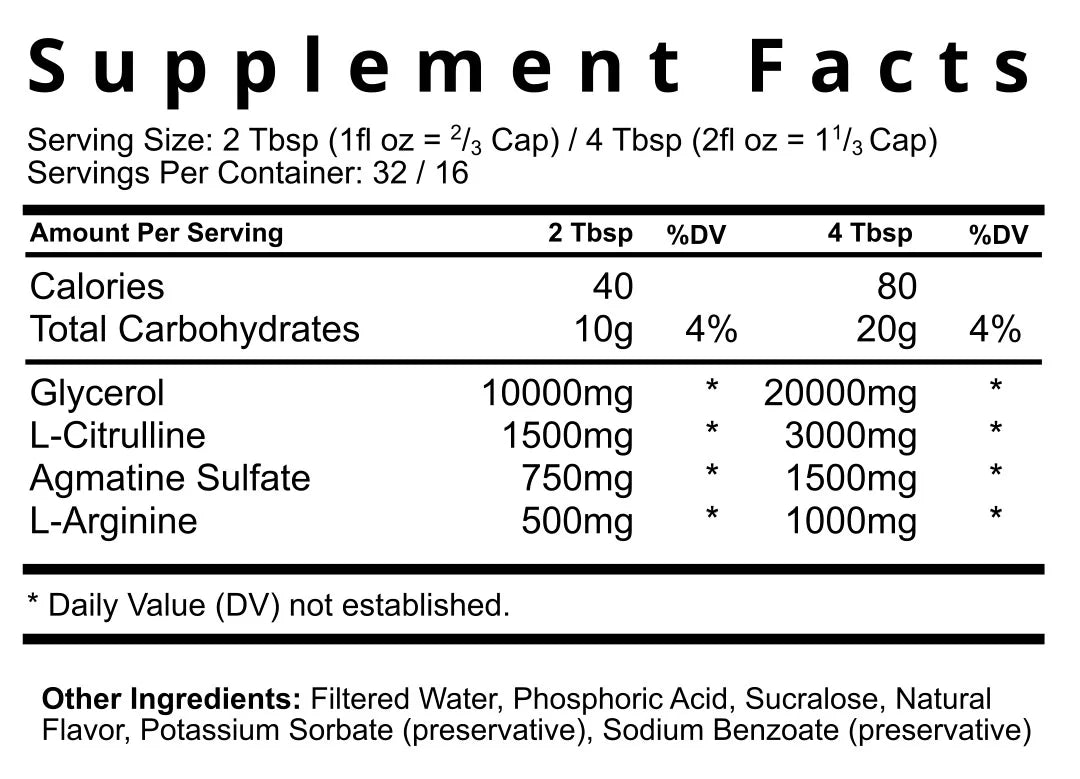 Psycho Syrup Stim Free Pre Workout - Unflavored  - Mann Nutrition
