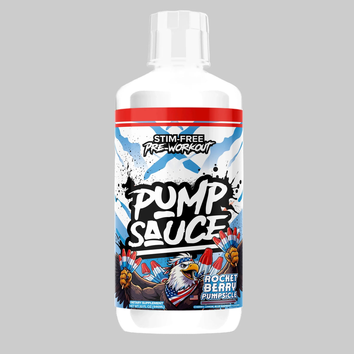 Pump Sauce Liquid Glycerol Stim Pre-Workout | 32 Servings - Mann Nutrition