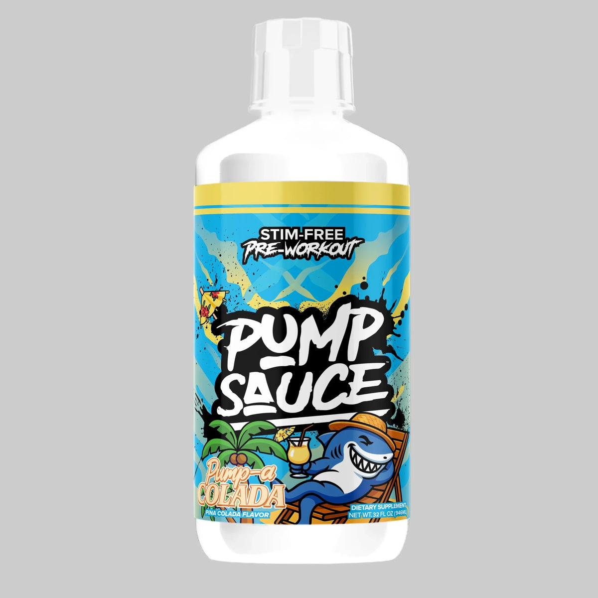 Pump Sauce Liquid Glycerol Stim Pre-Workout | 32 Servings - Mann Nutrition
